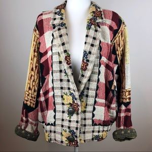 Vintage Painted Pony Tapestry Jacket